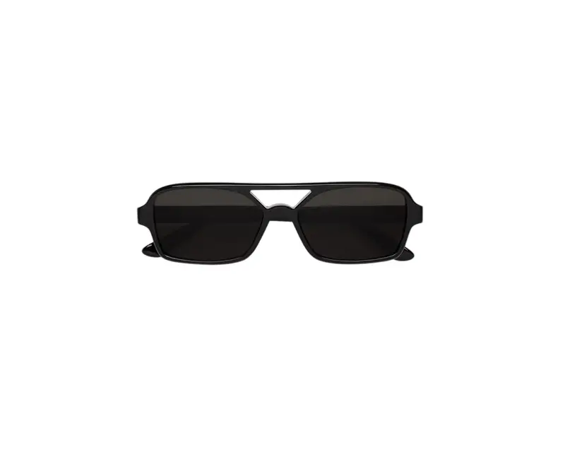 Retrosuperfuture Unisex XTA Vico Black Occhiali da sole Acetato Nero Nero Squadrata Normale miniatura 2