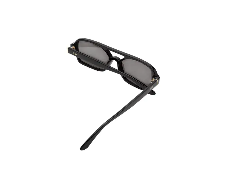 Retrosuperfuture Unisex XTA Vico Black Occhiali da sole Acetato Nero Nero Squadrata Normale miniatura 3
