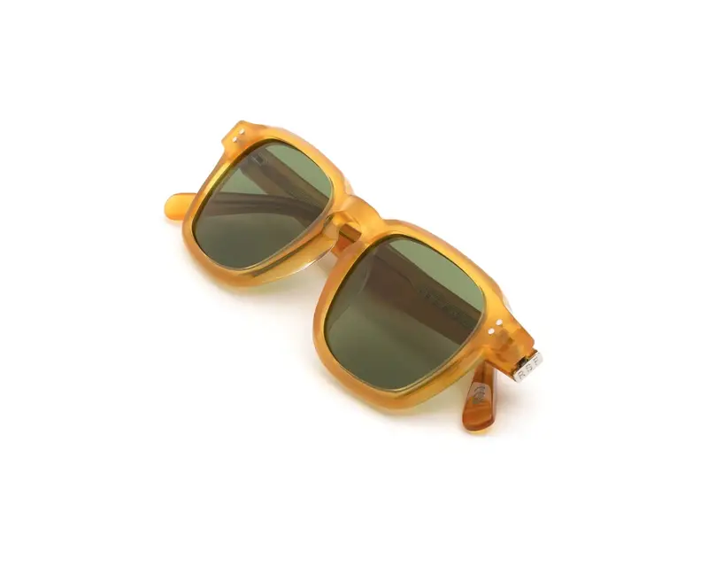 Retrosuperfuture Unisex XY8 Luce Sereno Occhiali da sole Acetato Giallo Verde Squadrata Normale miniatura 2