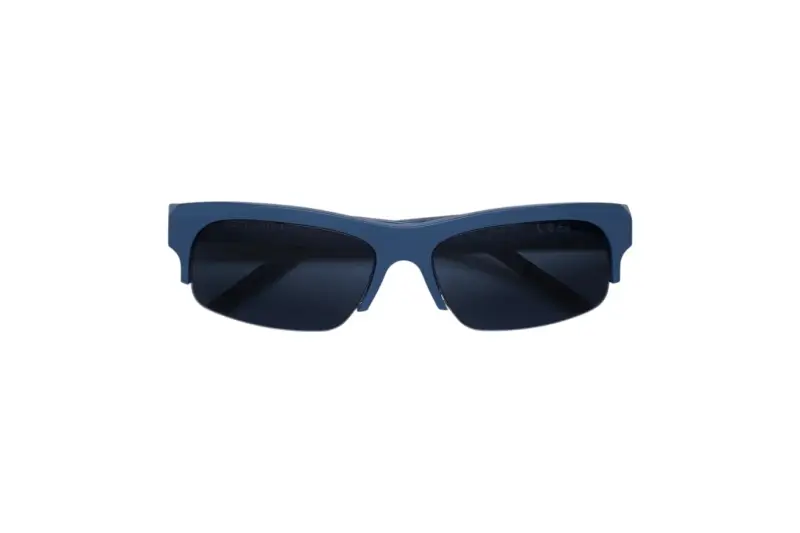 Unisex Y3Q SCATTO DUSTY BLUE Occhiali da sole Acetato Blu Blu Geometrica Normale miniatura 2