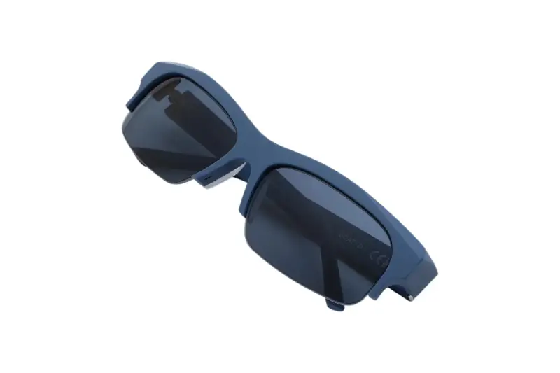 Unisex Y3Q SCATTO DUSTY BLUE Occhiali da sole Acetato Blu Blu Geometrica Normale miniatura 3