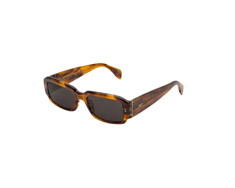 Retrosuperfuture Unisex YJP Etrusco Tangeri Occhiali da sole Acetato Havana Nero Squadrata Normale