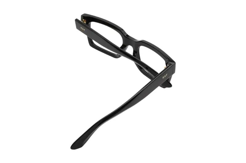 Unisex ZEF NUMERO 144 NERO Montature da vista Acetato Nero Squadrata miniatura 3