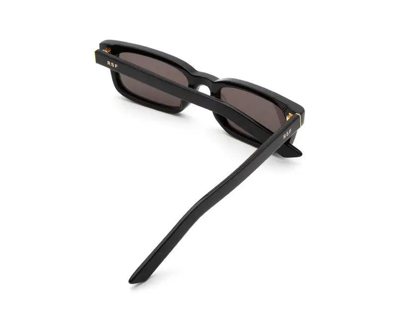 Retrosuperfuture Unisex ZZV Gesto Black Occhiali da sole Acetato Nero Grigio Squadrata Normale miniatura 2