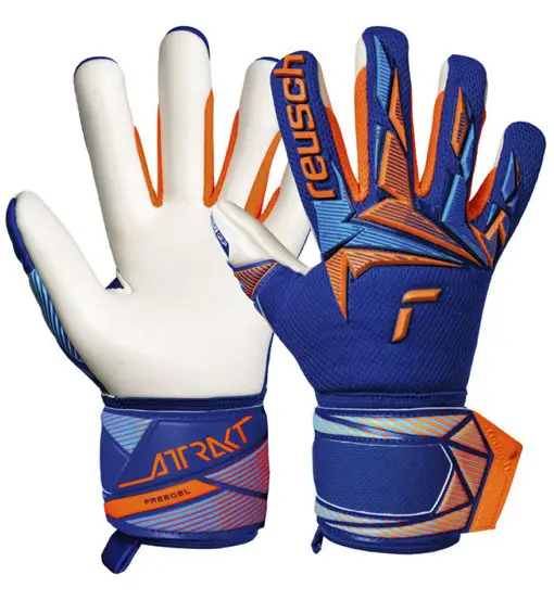 Reusch Attrakt Freegel Advance Jr - guanti da portiere bambino blu