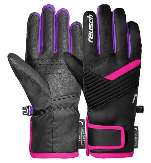 Dan R-TEX XT Junior - guanti da sci - bambino Black