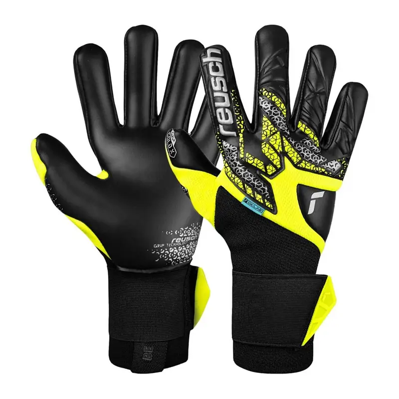 Guanti Calcio Attrakt Oro X Nc Gravity Giallo Argento Nero Uomo 9 / L