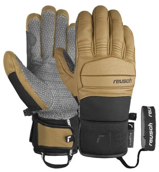 Henrik Kristoffersen M - guanti da sci - uomo Light Brown