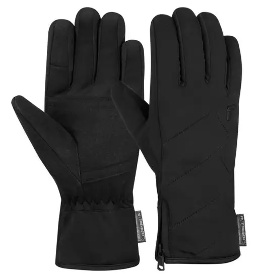 Loredana STORMBLOXX TOUCH-TEC - guanti da sci - donna Black