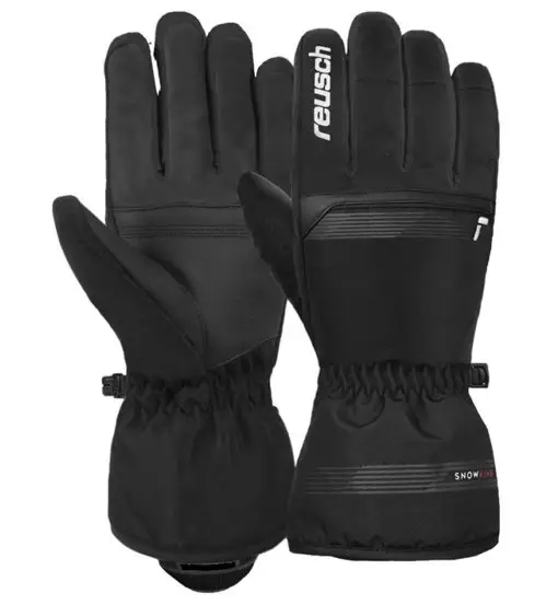 Snow King M - guanti da sci - uomo Black
