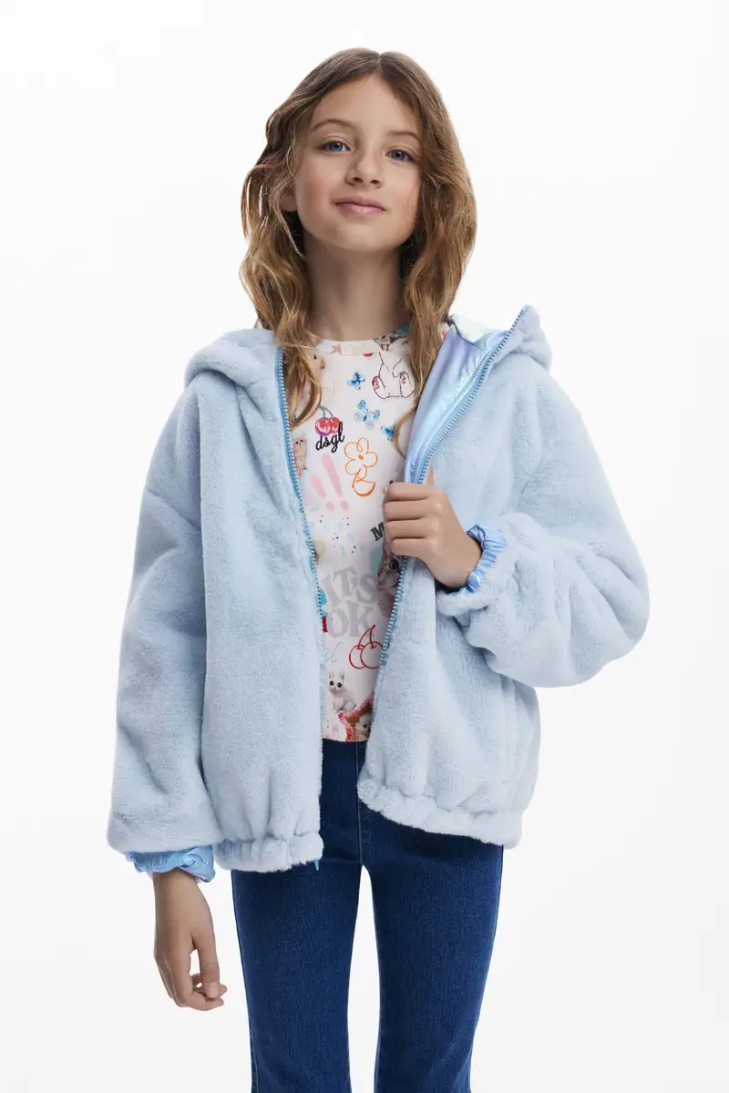 Reversible padded jacket