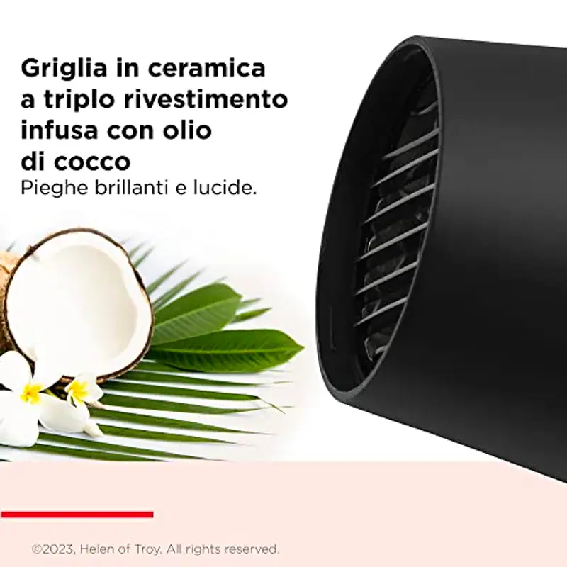 REVLON Asciugacapelli Revlon SmoothStay con accessorio Diffusore volumizzante 2000 Watt infuso con olio di cocco miniatura 2