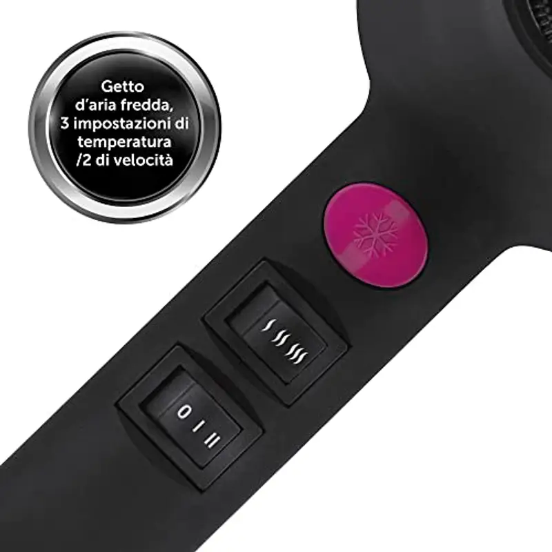 REVLON Asciugacapelli veloce e leggero RVDR5823, 2000W colore nero miniatura 3
