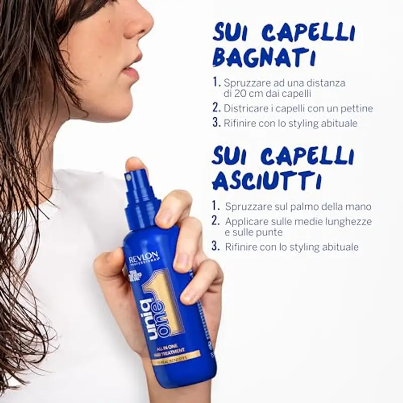 Revlon Professional UniqOne Hair Treatment Limited Edition – Fragranza Rilassante Trattamento Capelli Multi-Benefici – Ripara, Districa, Controlla l’Effetto Crespo – Vaniglia & Gelsomino – 150ml miniatura 3