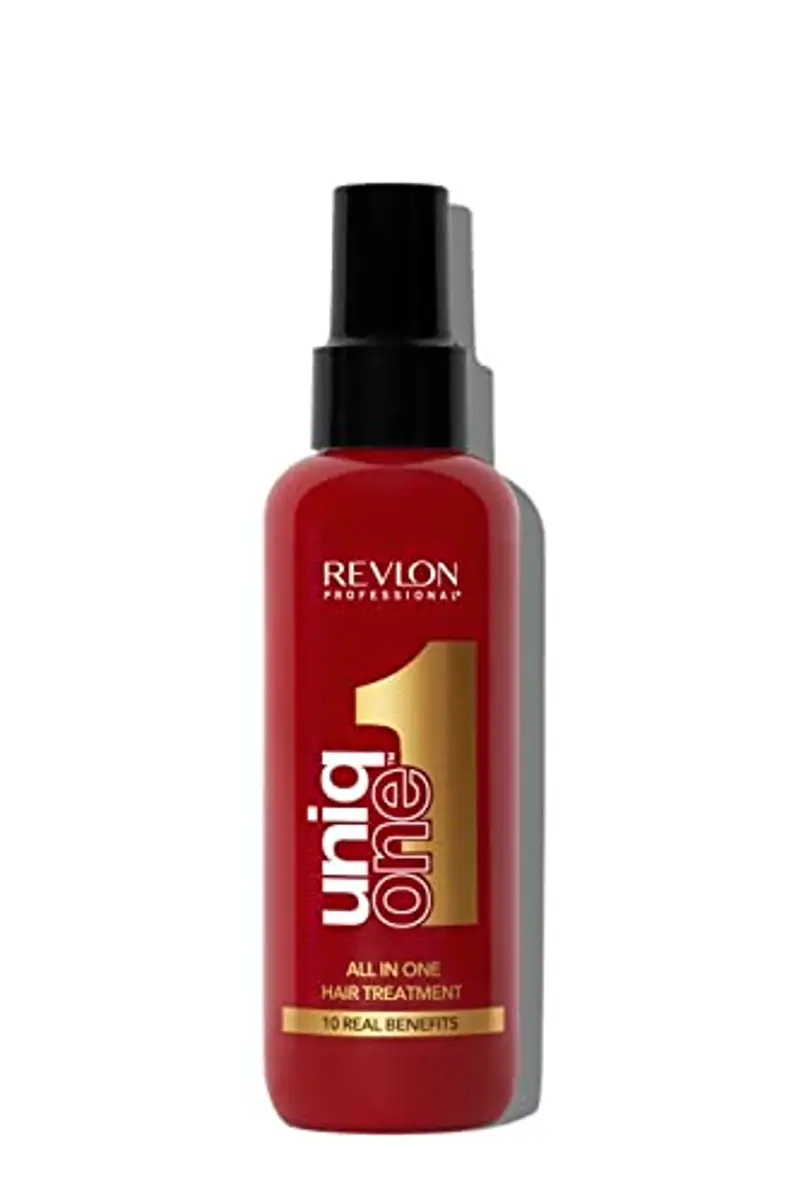 REVLON PROFESSIONAL UNIQONE HAIR TREATMENT, Trattamento Idratante Senza Risciacquo, Riparatore Per Capelli Danneggiati, Trattamento Per Capelli, Fragranza Classica - 150 ml