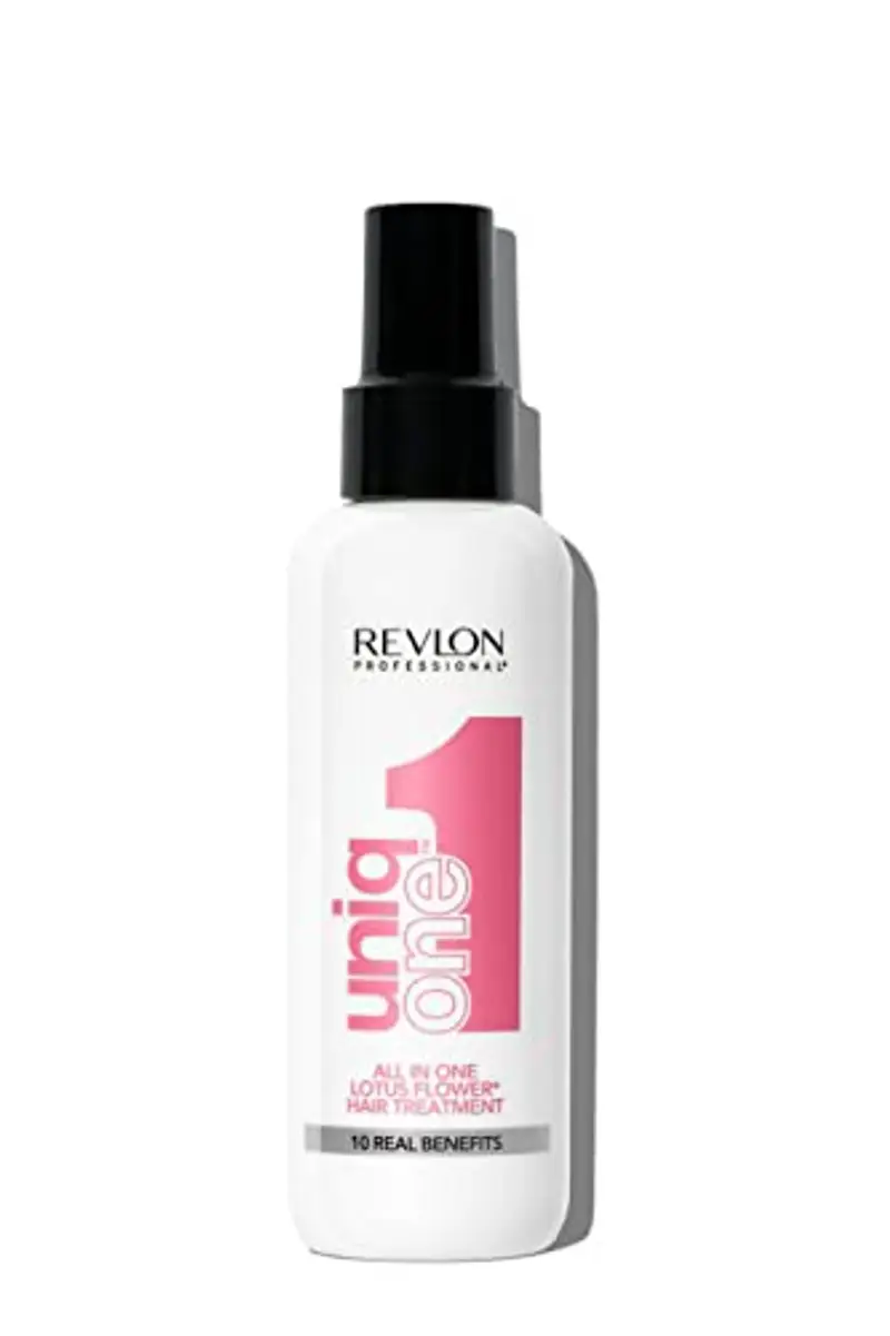 REVLON PROFESSIONAL UNIQONE LOTUS HAIR TREATMENT, Trattamento Idratante Senza Risciacquo, Trattamento Per Capelli, Fragranza Fiori di Loto - 150 ml