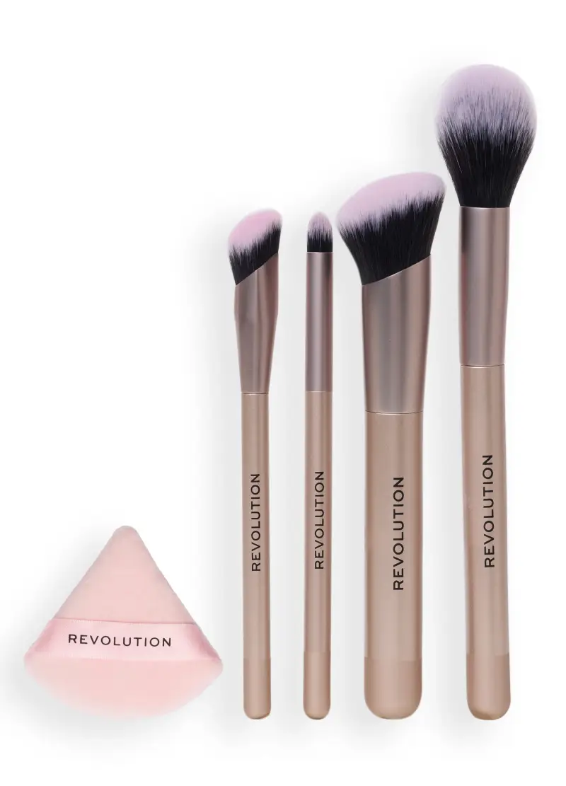 Revolution Back To Base-ics Starter Set Pennelli, Donna, Rosa miniatura 2