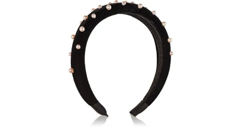 Revolution Headband Velvet perla Fascia