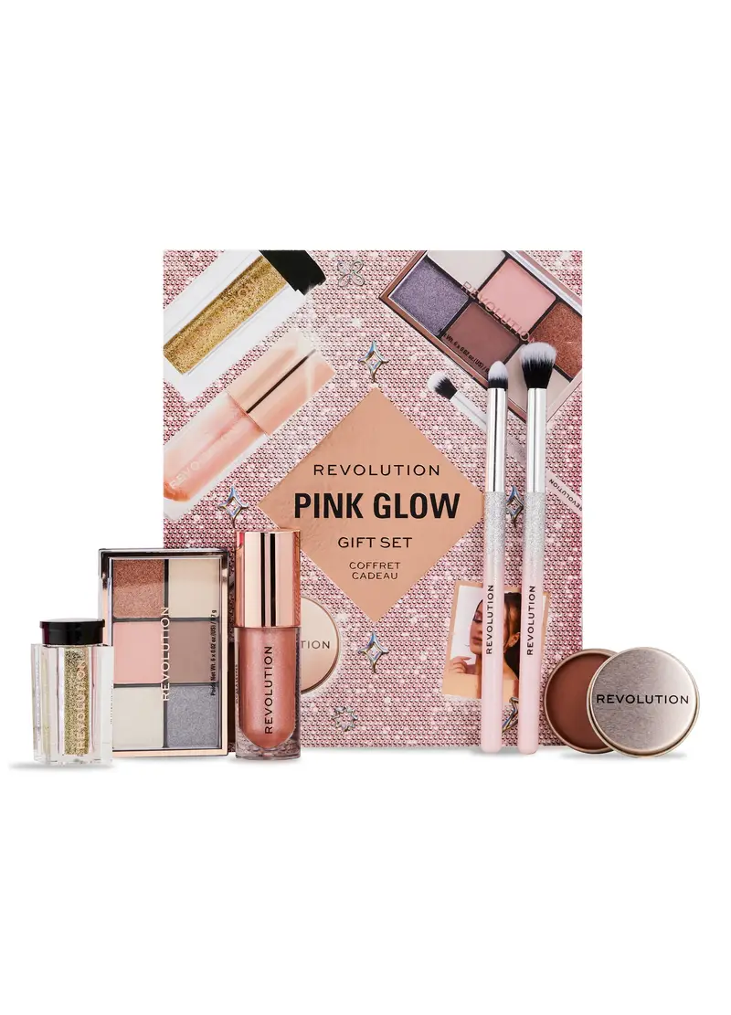 REVOLUTION, Pink Glow Get The Look Gift Set, Donna, Rosa, Taglia: FASUL