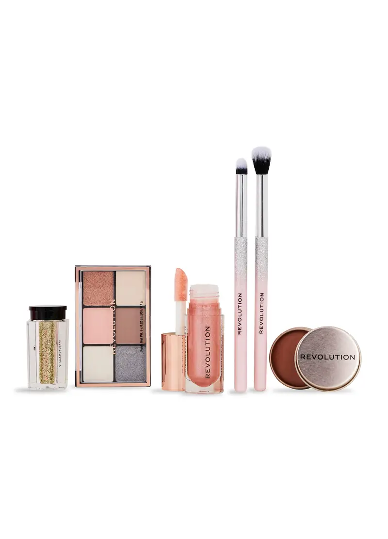 REVOLUTION, Pink Glow Get The Look Gift Set, Donna, Rosa, Taglia: FASUL miniatura 2