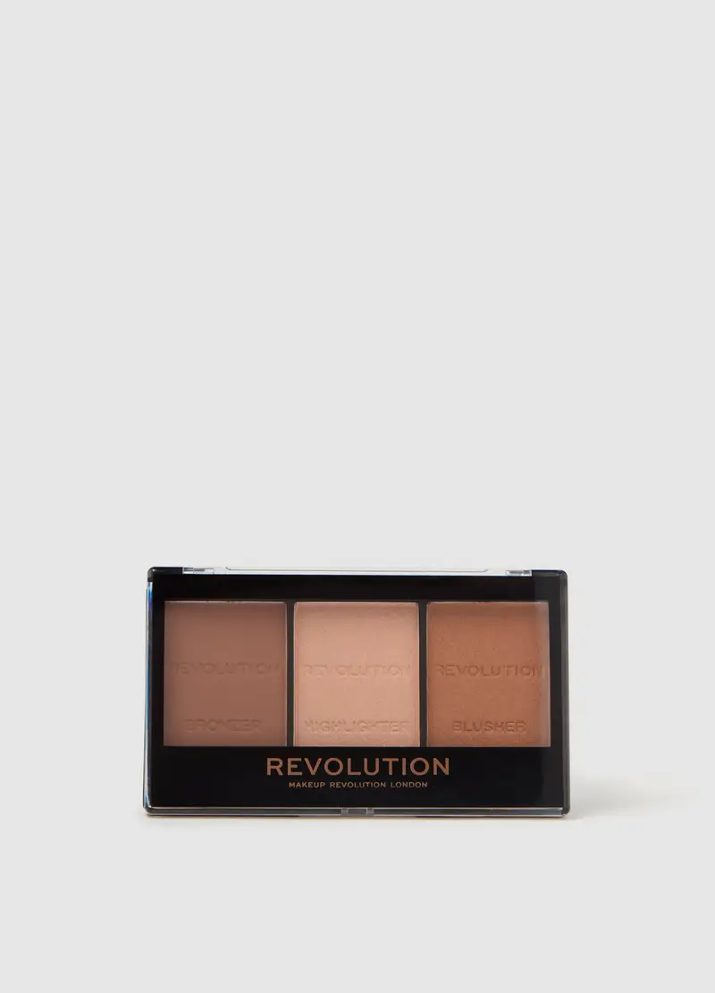 REVOLUTION, Ultra Sculpt & Contour Kit Ultra Light/med C04, Donna, Multicolor, Taglia: FASUL