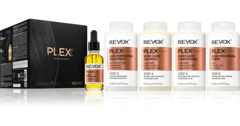 Plex Rebuilding System Set for Salon & Home set per capelli rovinati e tinti