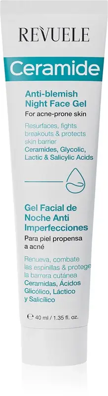 Ceramide gel anti-imperfezioni per la notte 40 ml
