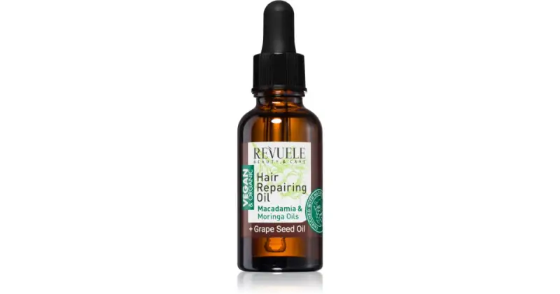 Vegan & Organic olio riparatore nutriente per capelli più forti 30 ml