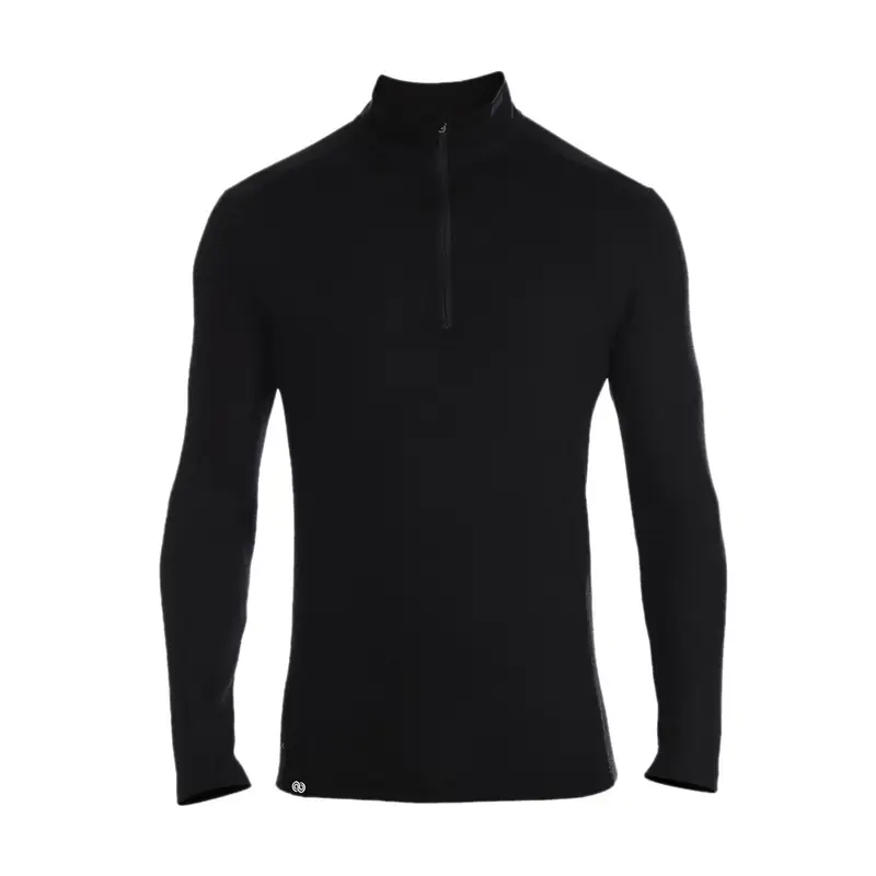 LUPETTO 1/2 ZIP CASTOR Nero