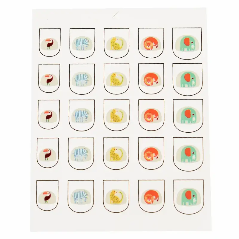 Adesivi per unghie Rex London Wild Wonders (x25)