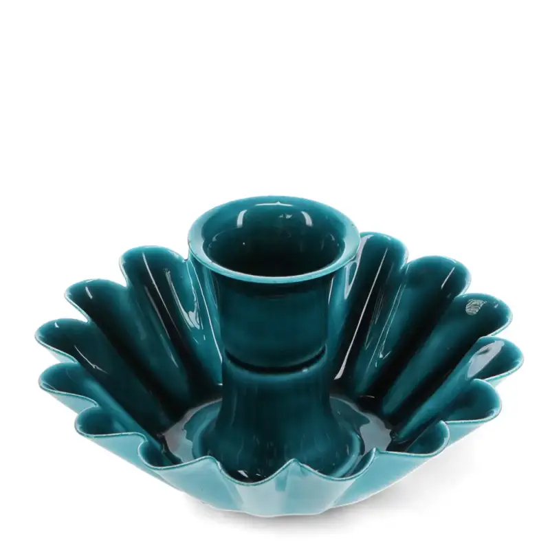 Candelabro a forma di fiore in smalto Rex London