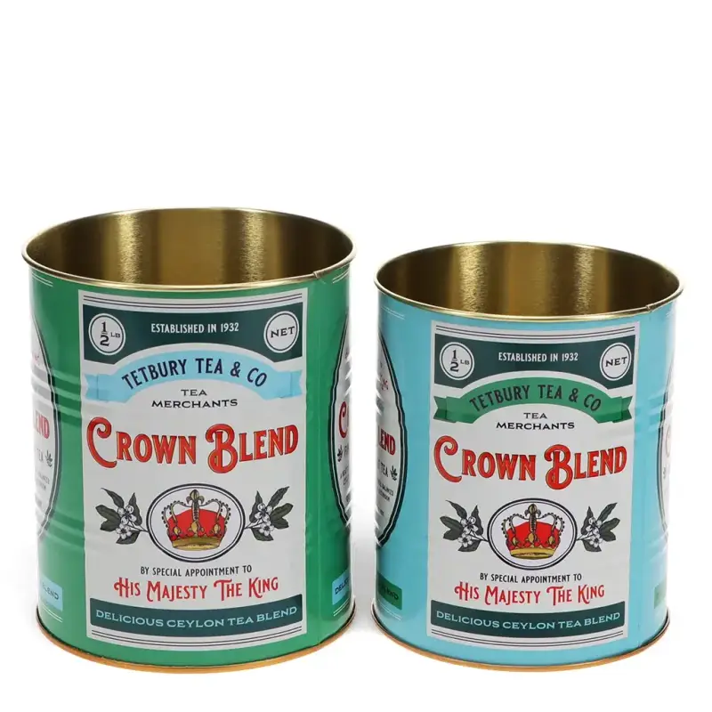 Scatola di immagazzinaggio Rex London Crown Blend (x2)