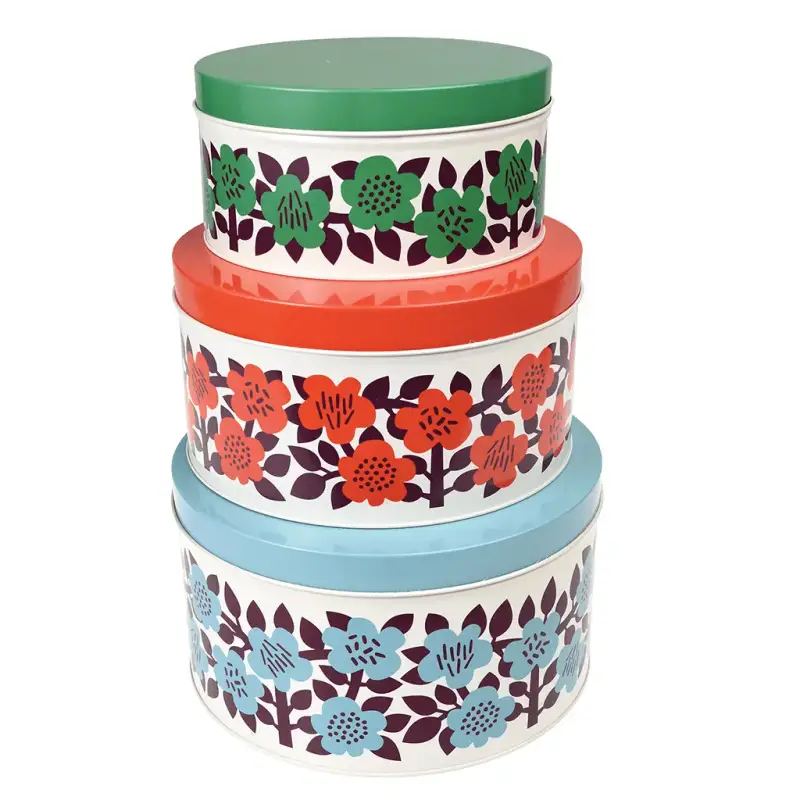 Scatole rotonde Rex London Astrid Flower (x3)