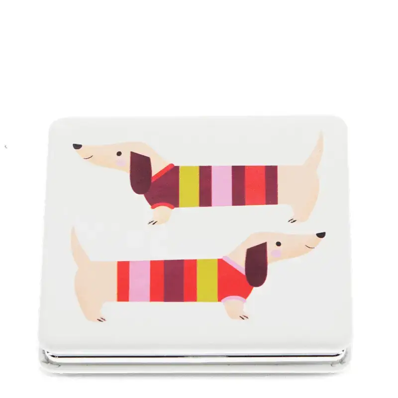 Specchio tascabile quadrato Rex London