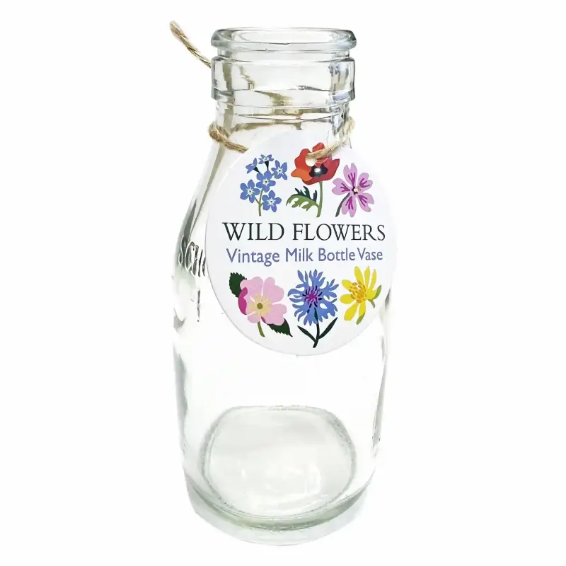 Vaso per bottiglie di latte della scuola Rex London Wild Flowers