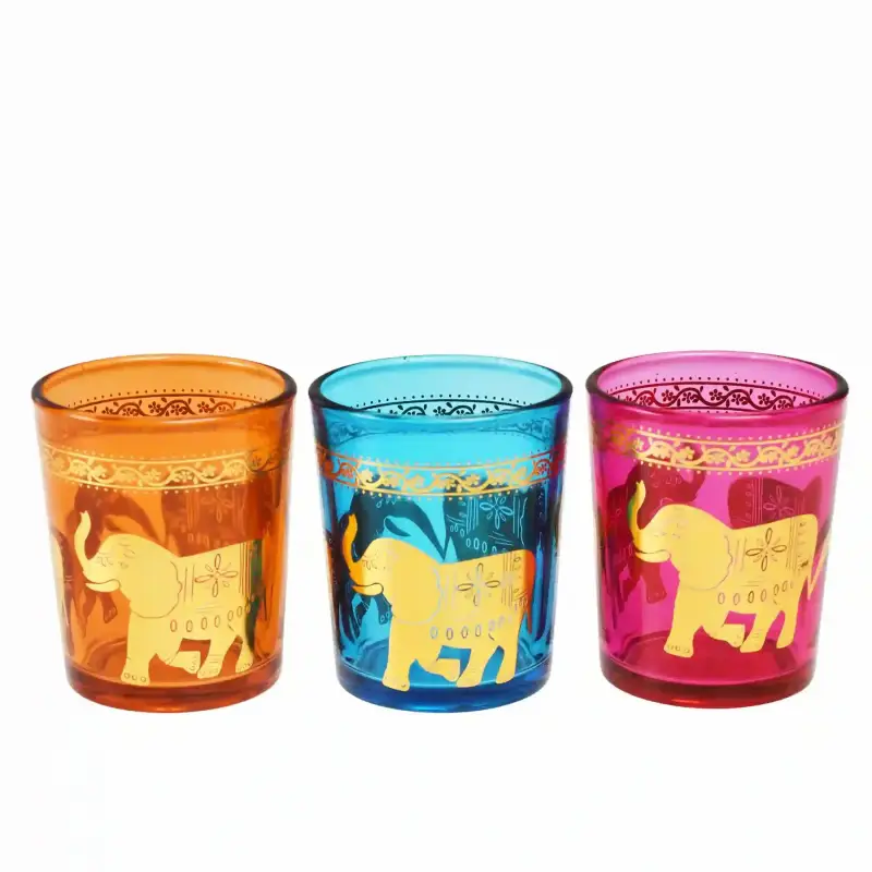 Vaso per candele a forma di elefante Rex London