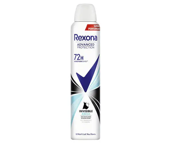 Deodorante Rexona Invisibile Aqua Spray 200ml 72H