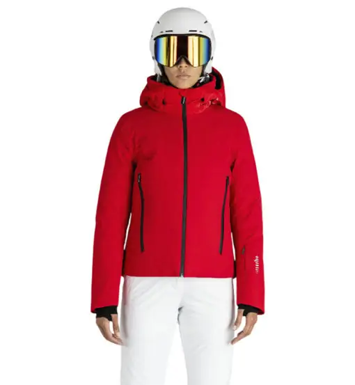 Logo II Eco W - giacca da sci - donna Red