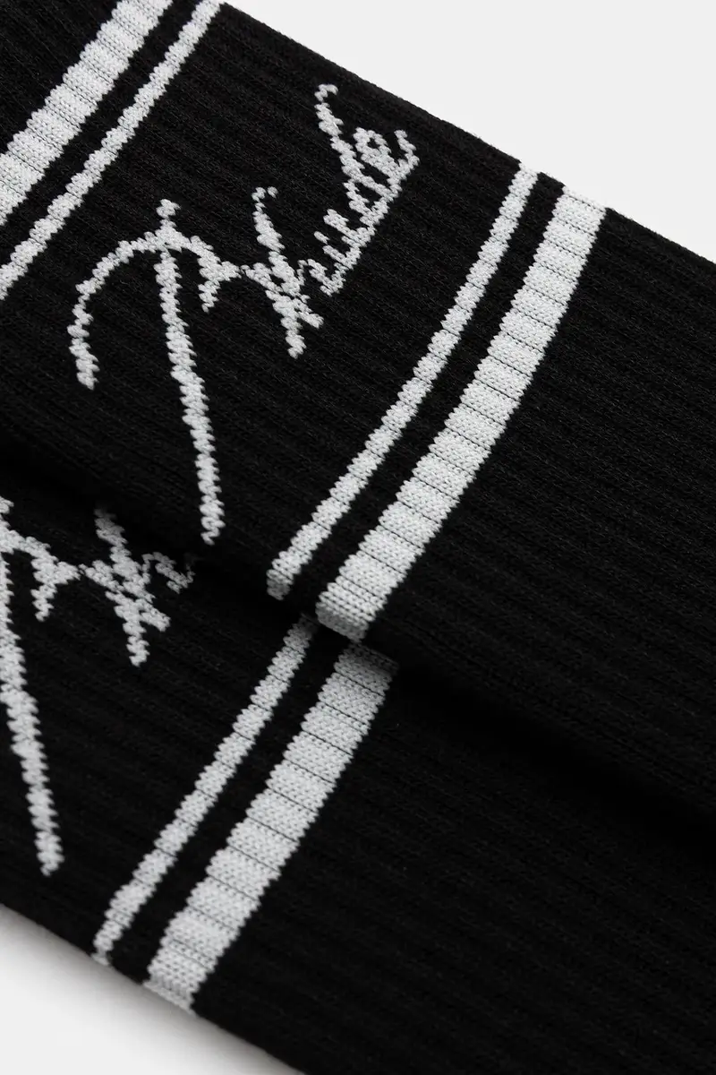 calzini Script logo colore nero RHFW25SO02750 miniatura 2