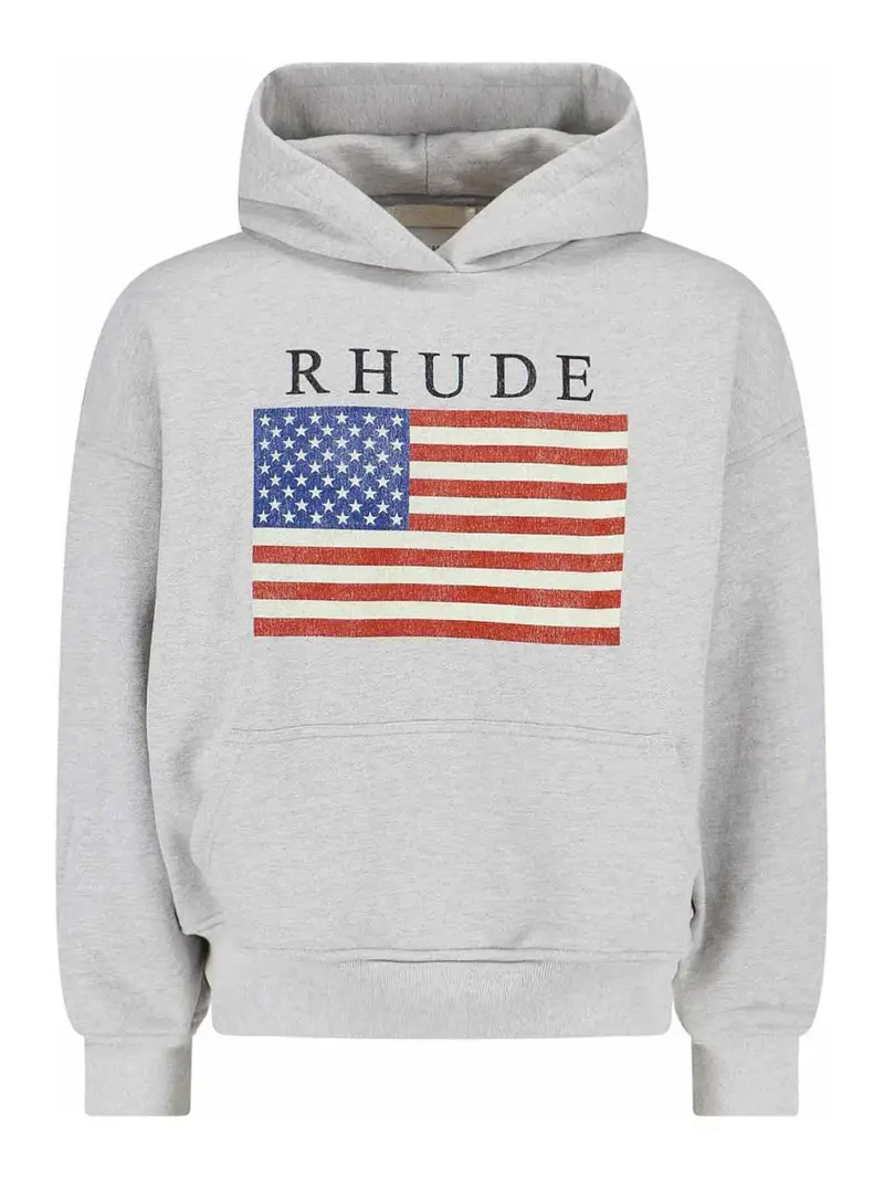 Felpa Cappuccio Grigio