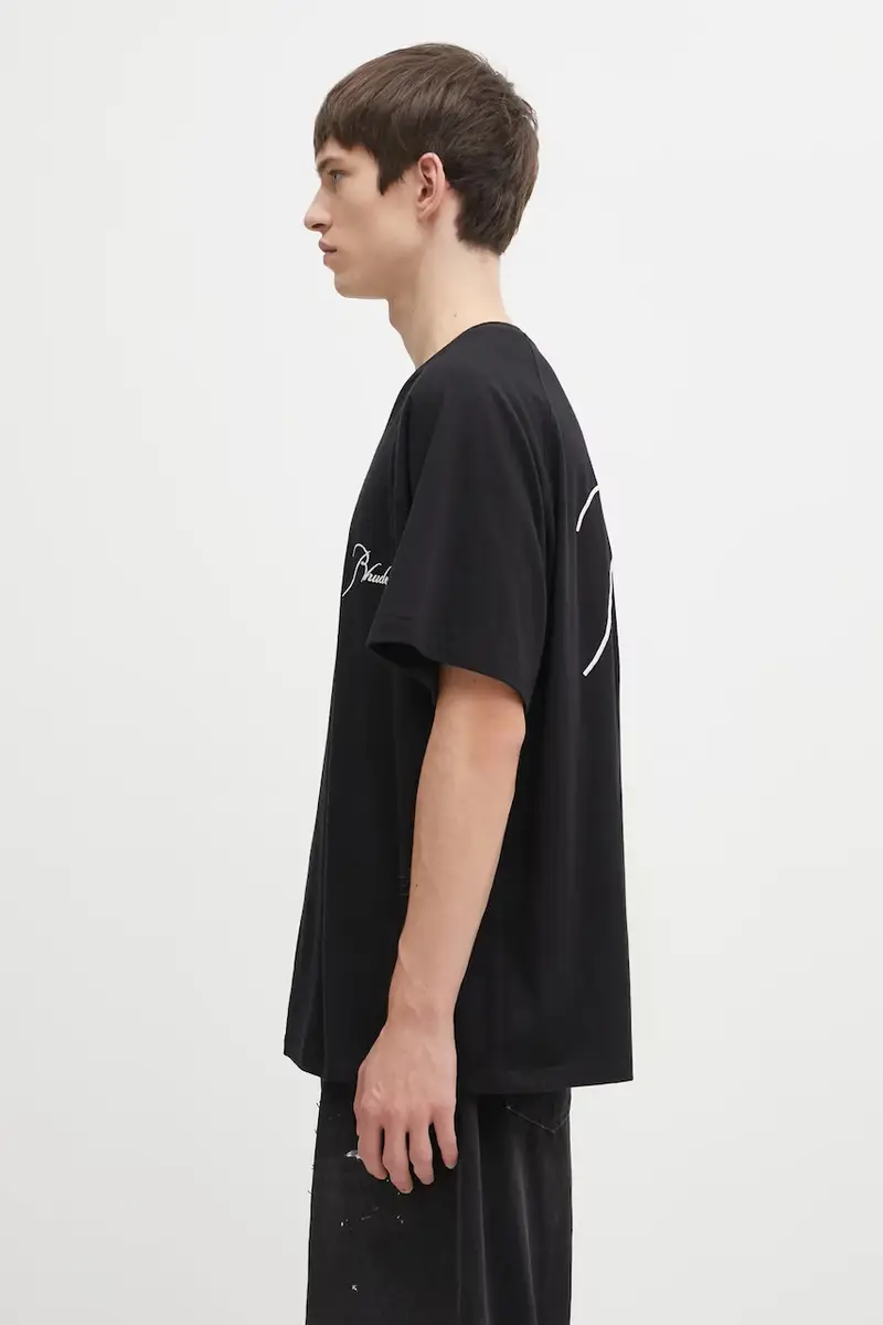 RHUDE T-shirt Uomo Nero 3395674 miniatura 2