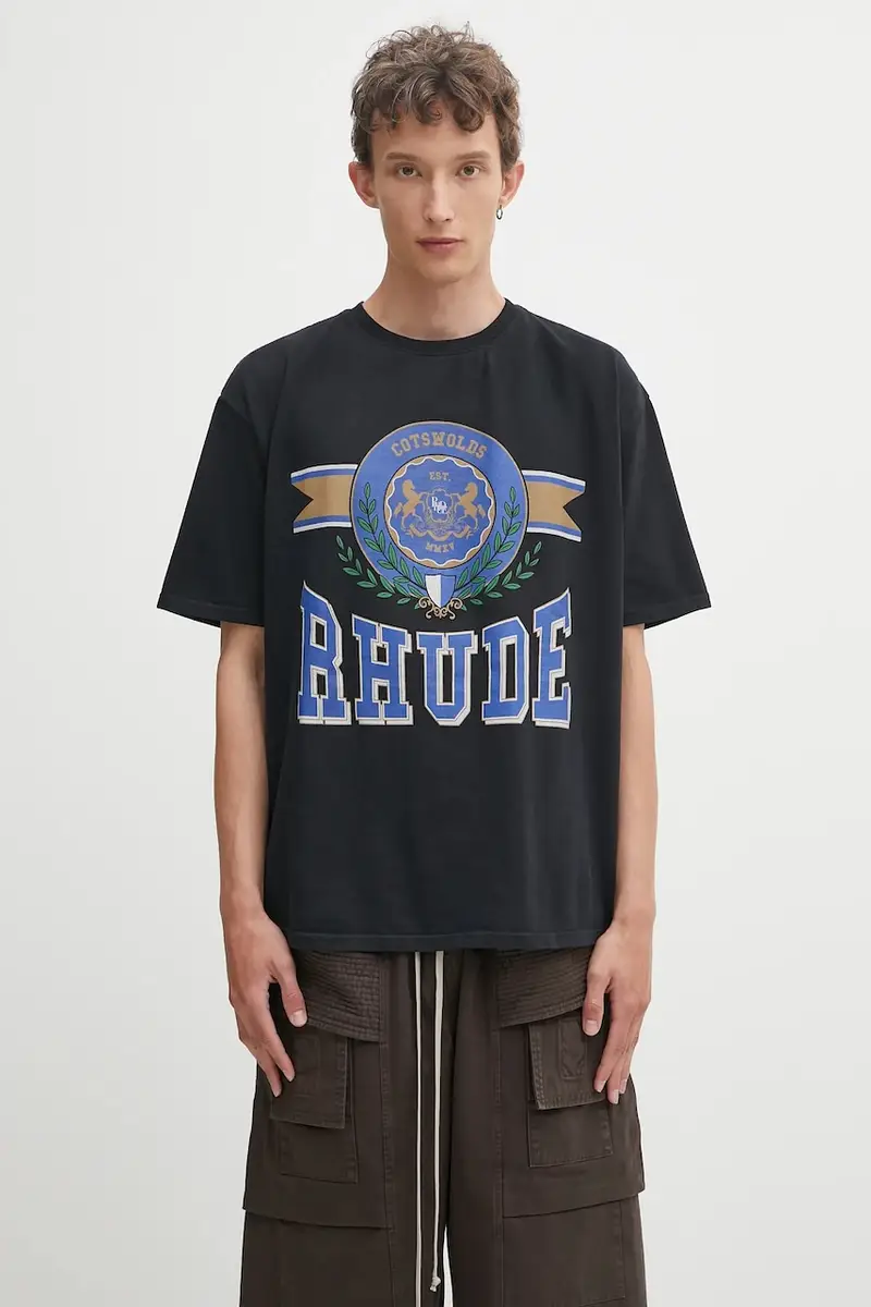 RHUDE T-shirt Uomo Nero 2258483