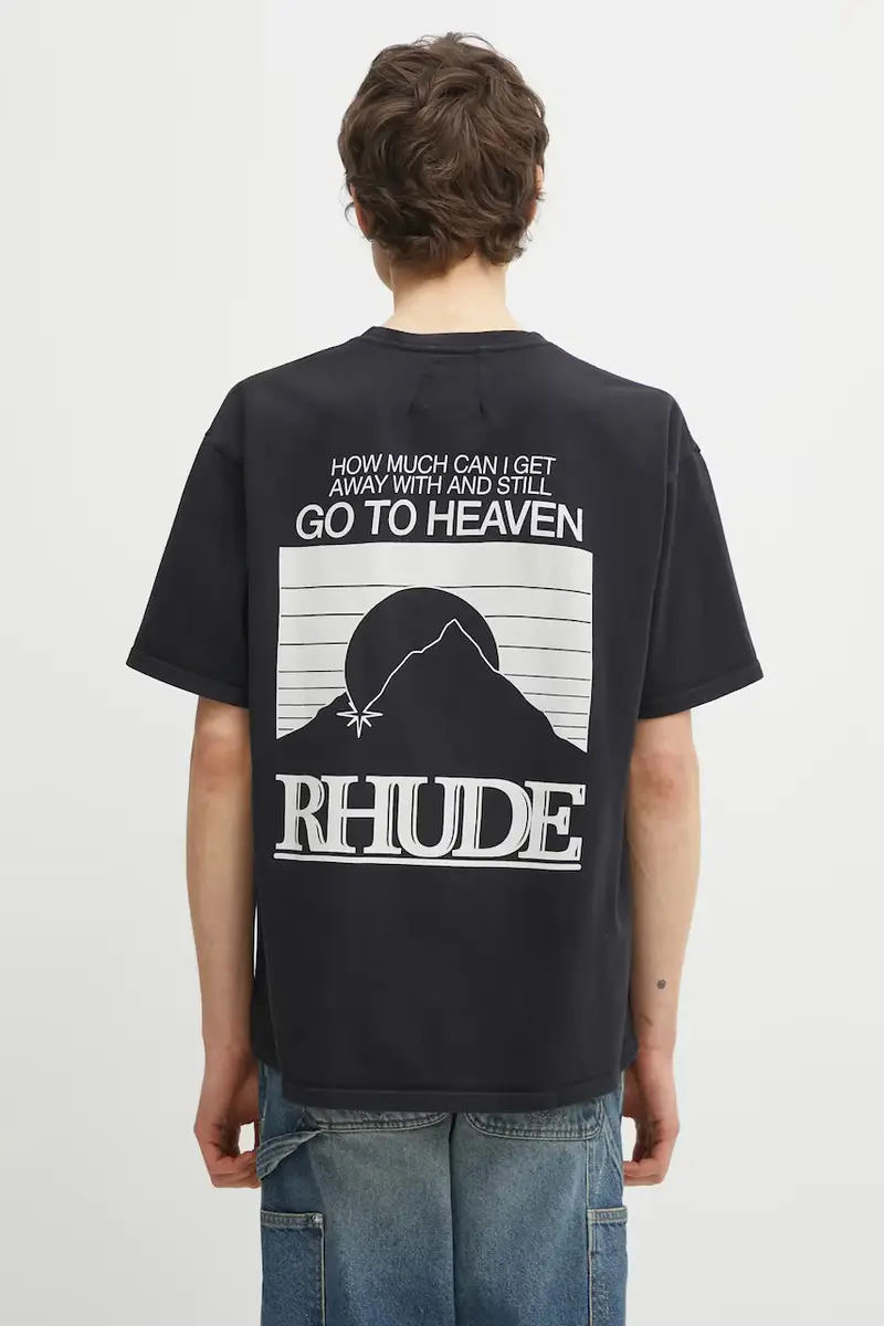 RHUDE T-shirt Nero 3973406 miniatura 3