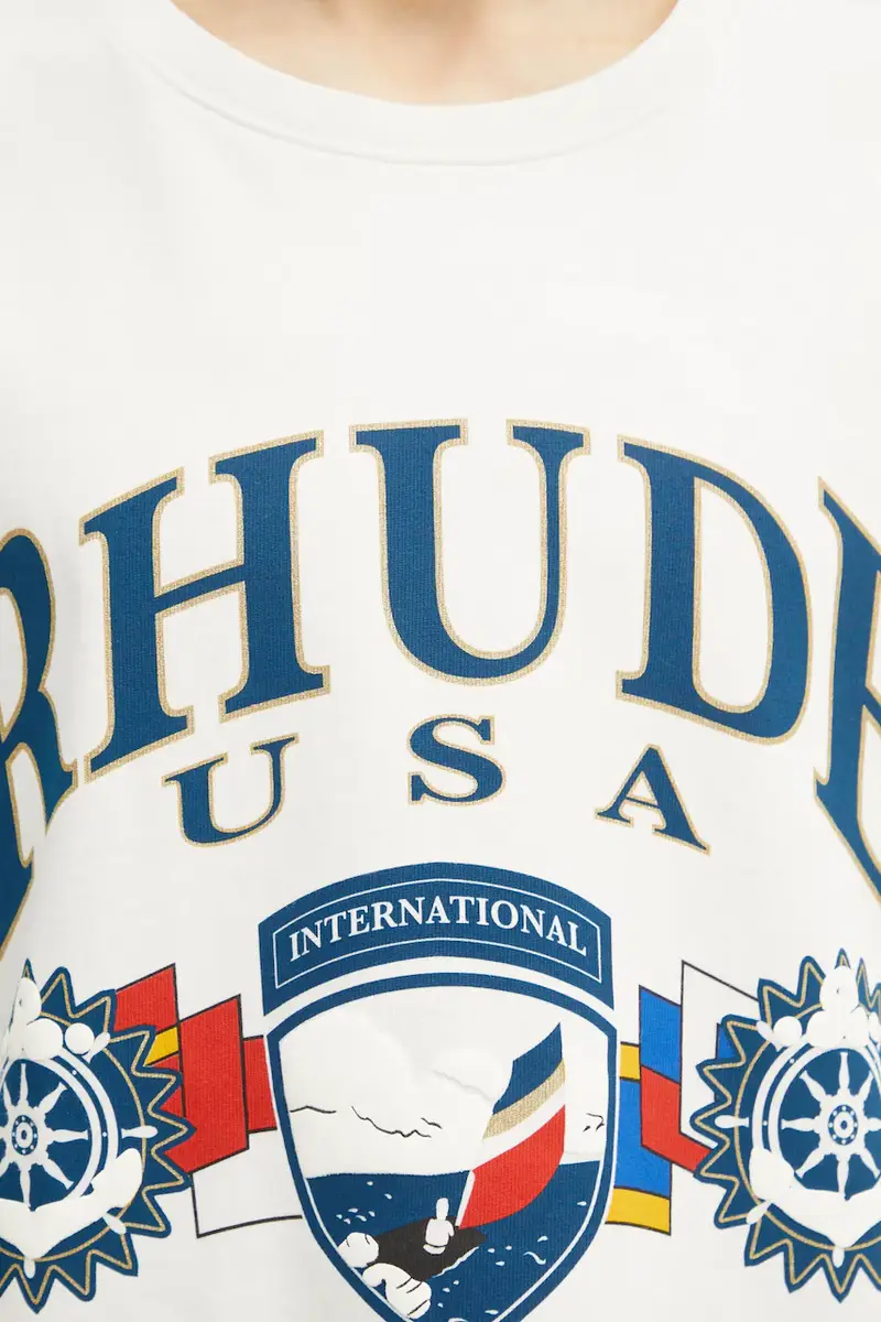 RHUDE T-shirt Beige 3973372 miniatura 4