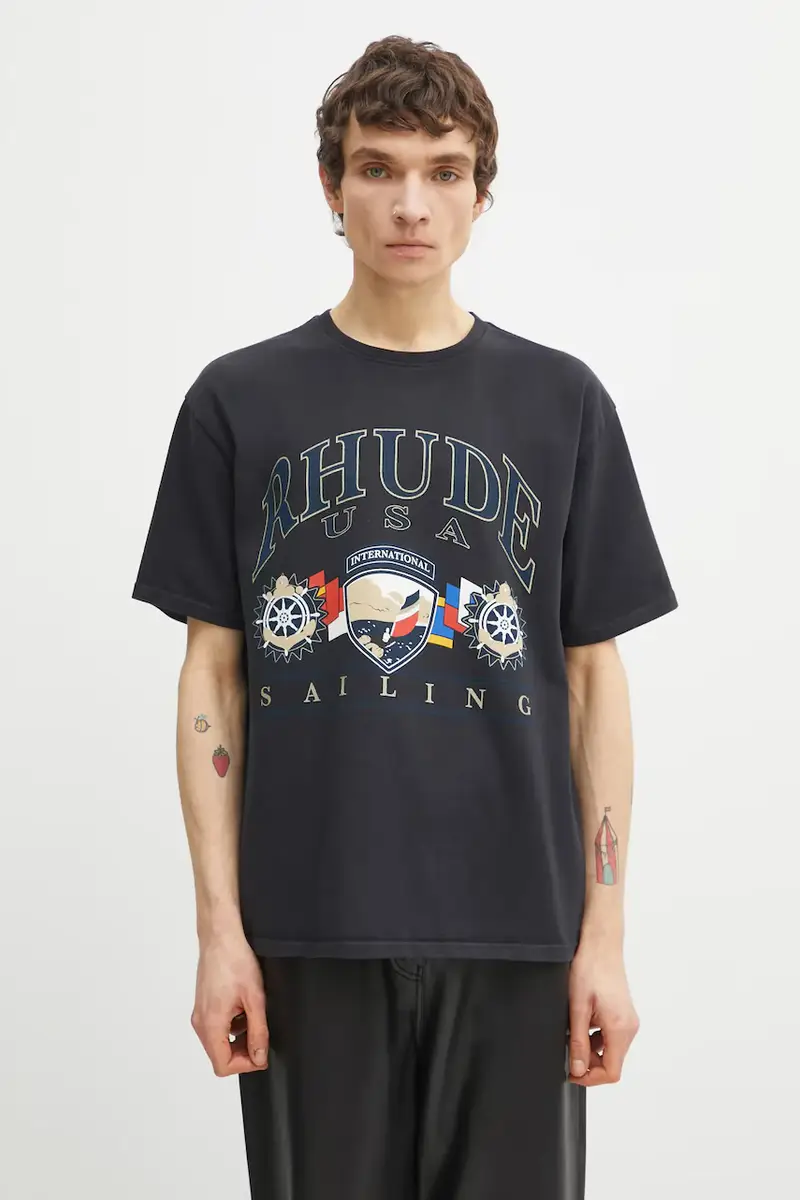 RHUDE T-shirt Nero 3973412
