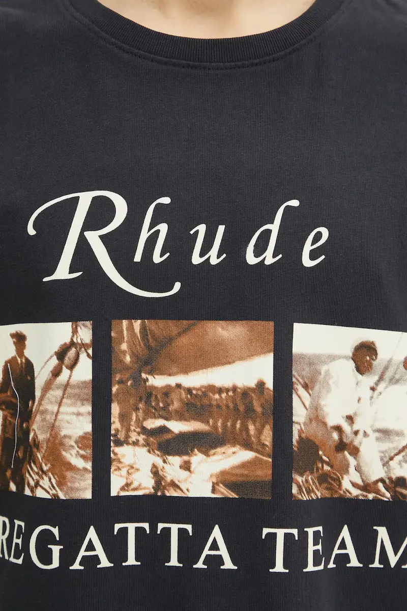 RHUDE T-shirt Nero 3973413 miniatura 4