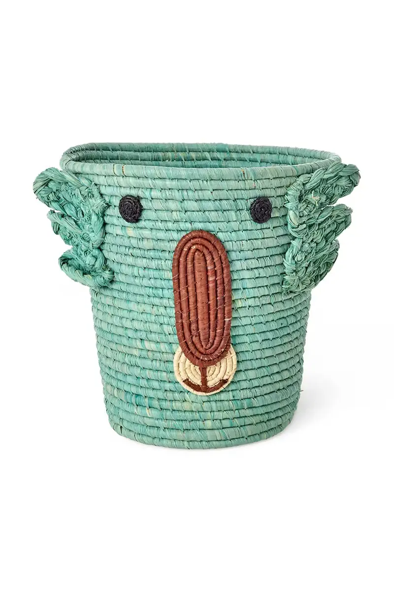 cestino portaoggetti 30 x 20 cm Turchese