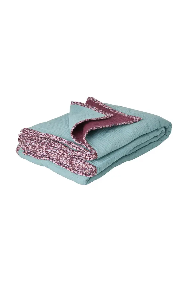 copriletto in cotone 140 x 200 cm Multicolore