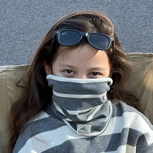 Richaa Sciarpe per bambini Multifunzione Baby Sciarpe in Cotone O Anello Collo Caldo Loop Infinity Foulard Scialli miniatura 2