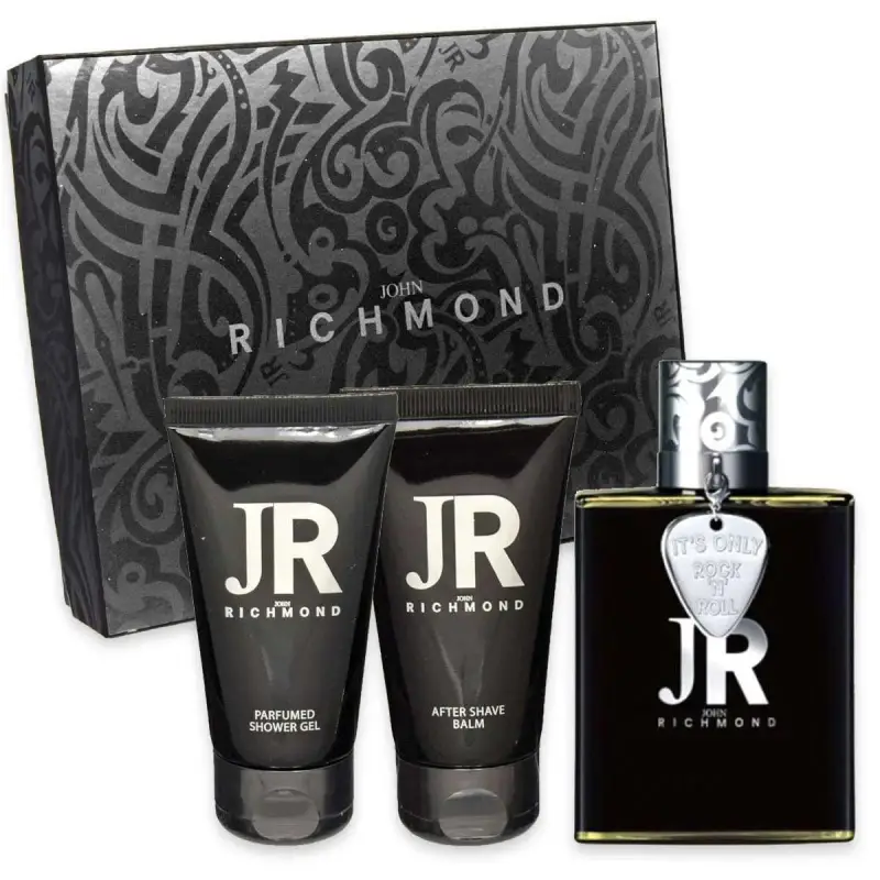 J.r. uomo edt 100 ml + dopobarba 50ml + gel doccia 50ml